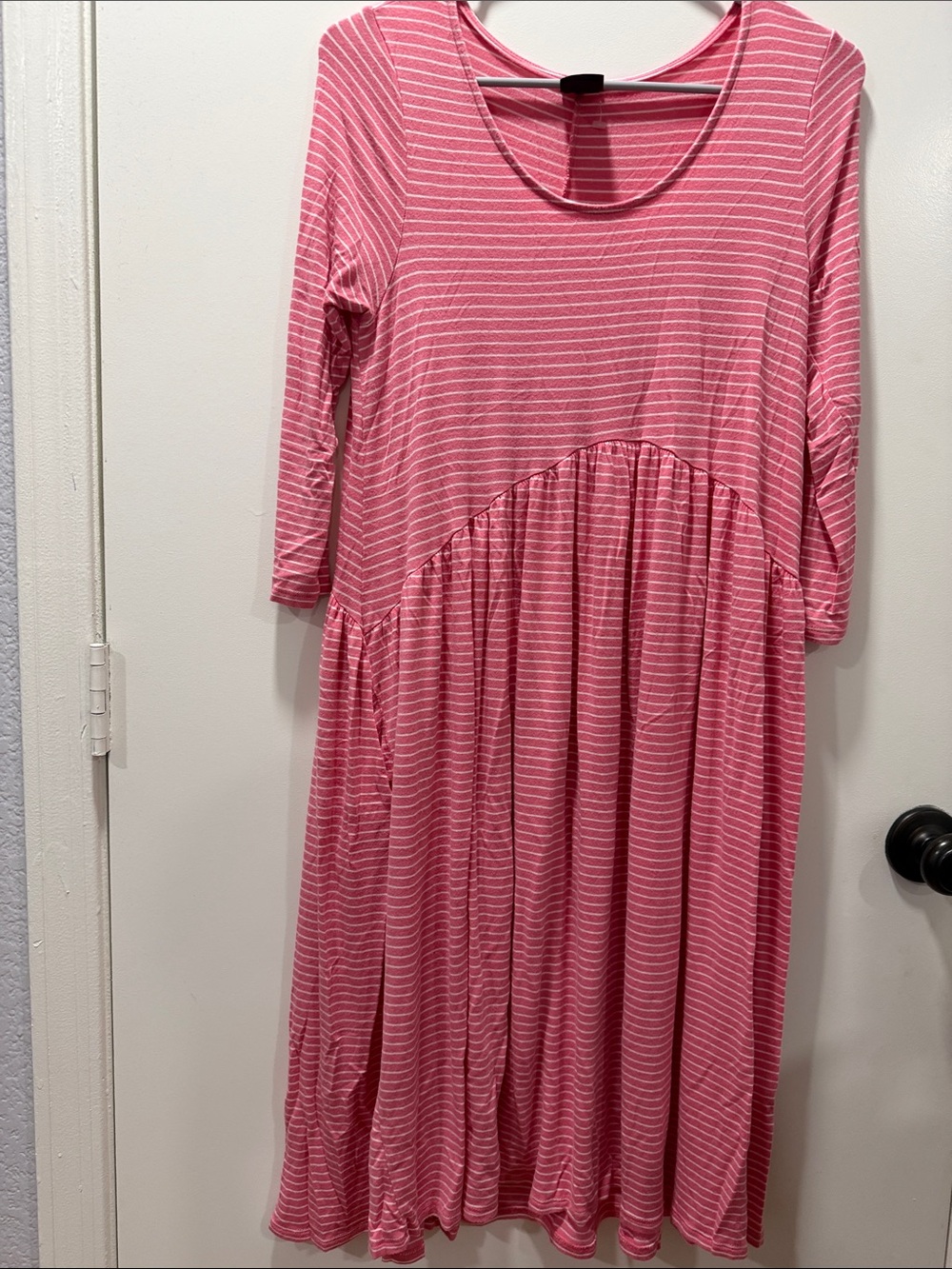 Agnes & Dora Pink Striped Maxi Dress - Picture 3 of 5